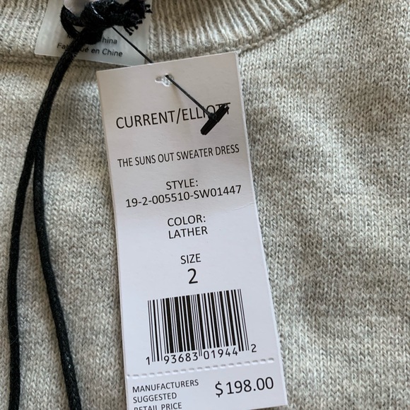 Current/ Elliot the suns out sweater dress size 2 - Picture 5 of 7